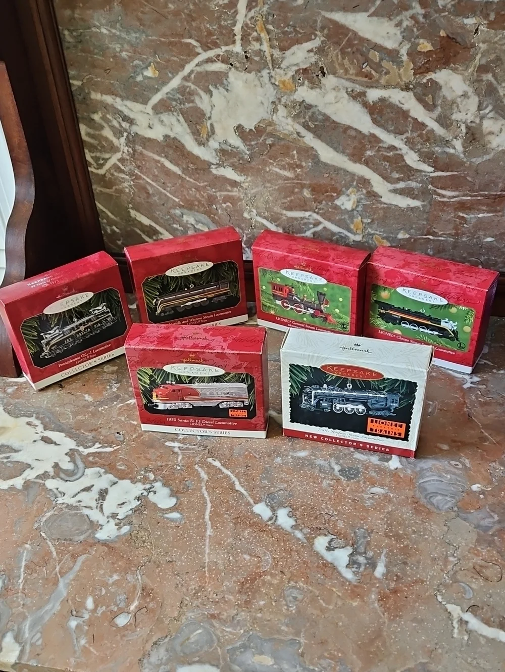 NWT Vintage 1996-2001 Hallmark Lionel Locamotives Set Of Six